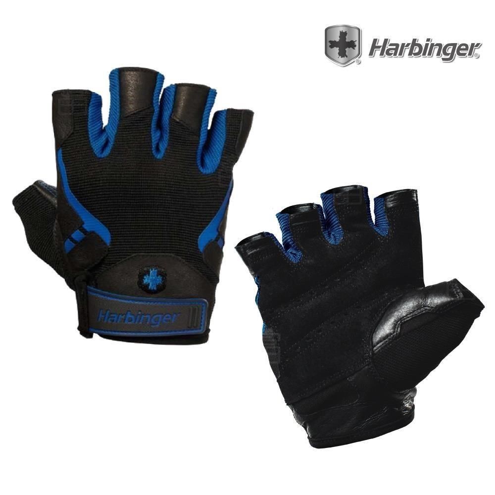 Harbinger 【南紡購物中心】 #162 男款 藍色 重訓健身用專業手套PRO MEN GLOVES