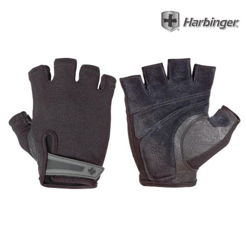 【南紡購物中心】 【Harbinger】#155 男款 黑色 重訓健身用專業手套 POWER MEN GLOVES