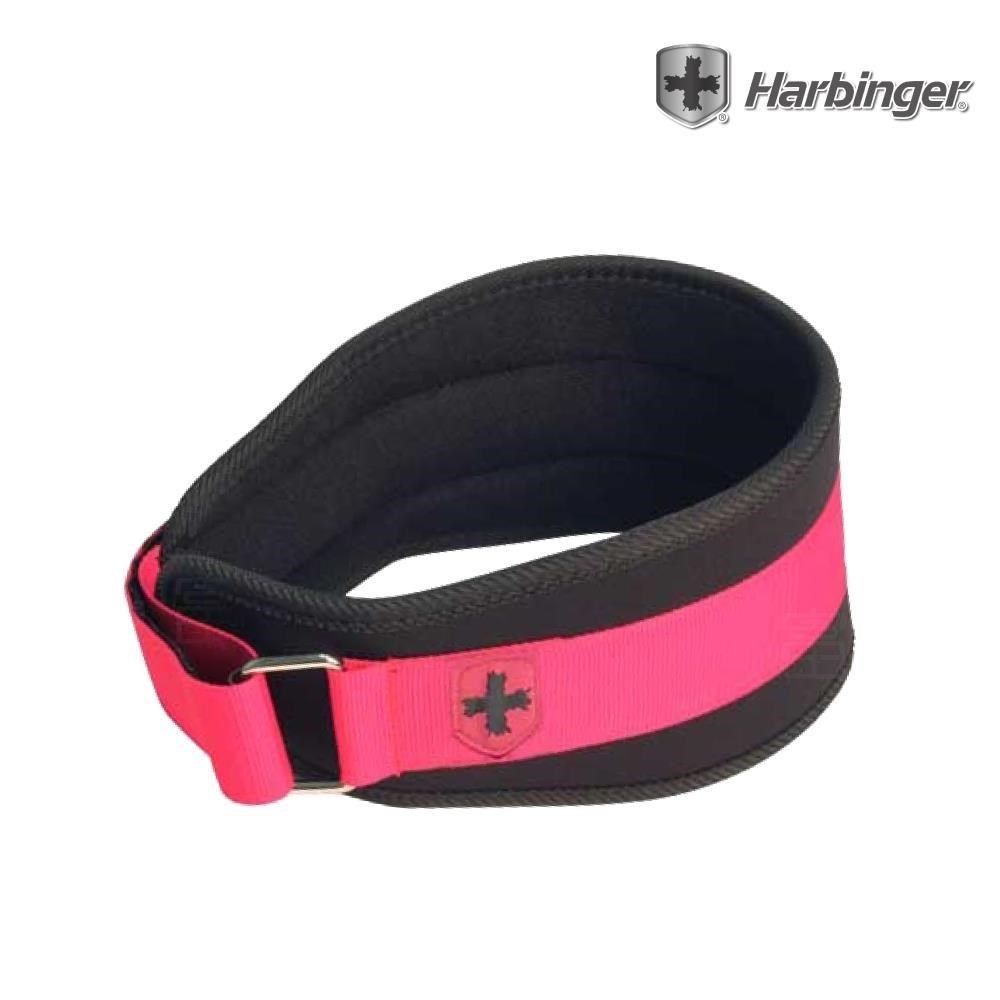 Harbinger 【南紡購物中心】 #232 女款 黑粉色 專業重訓/健身腰帶 5" FOAM WOMEN CORE BELT