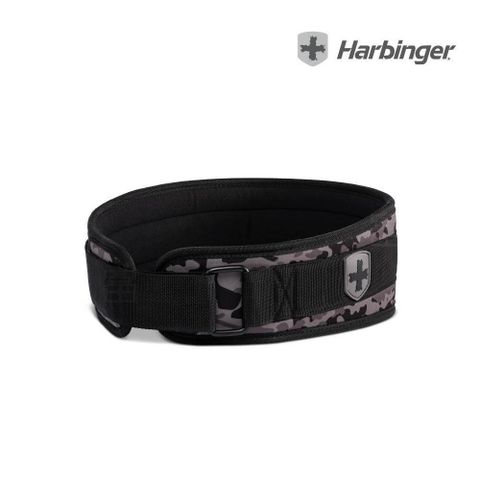 富樂屋 【南紡購物中心】 【Harbinger】 Foam Core Belt 4.5Unisex Grayscale 專業健身腰帶-灰迷彩總代理公司貨&nbsp;