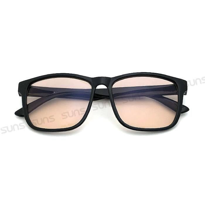 SUNS MIT濾藍光眼鏡 經典黑框 抗UV(90771)