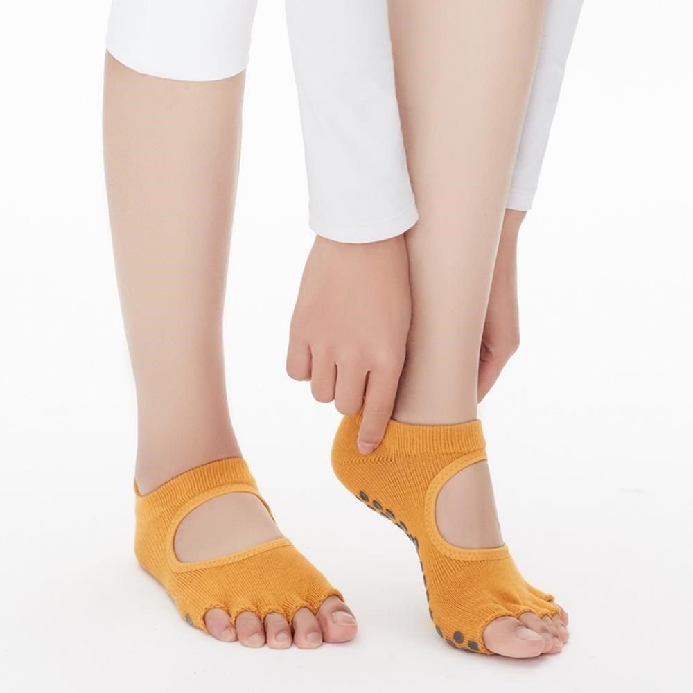  【南紡購物中心】 【Clesign】Toe Grip Socks 瑜珈露趾襪 - Radiant