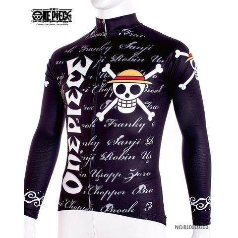【路達車衣館】航海王 男款 onepiece01長自行車衣