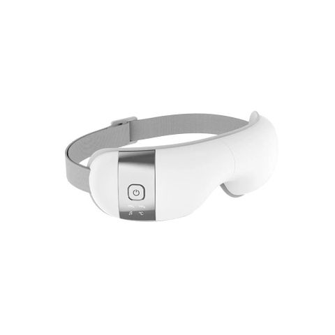 【KINYO】石墨稀熱敷眼罩無線氣壓眼部按摩器(IAM-2603歐蕾白)仿真人手/藍牙音樂