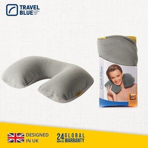 【Travel Blue 藍旅】Comfi 充氣式舒適 U型頸枕