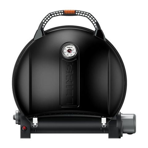 【南紡購物中心】 O-GRILL 900T-E美式時尚可攜式瓦斯烤肉爐-紳士黑