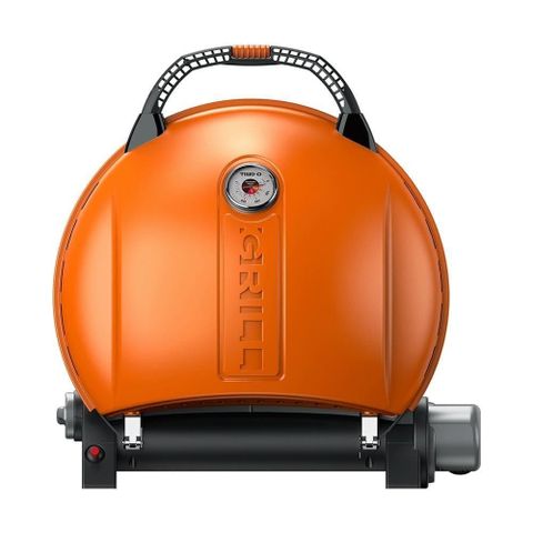 【南紡購物中心】 O-GRILL 900T-E美式時尚可攜式瓦斯烤肉爐-熱情橘