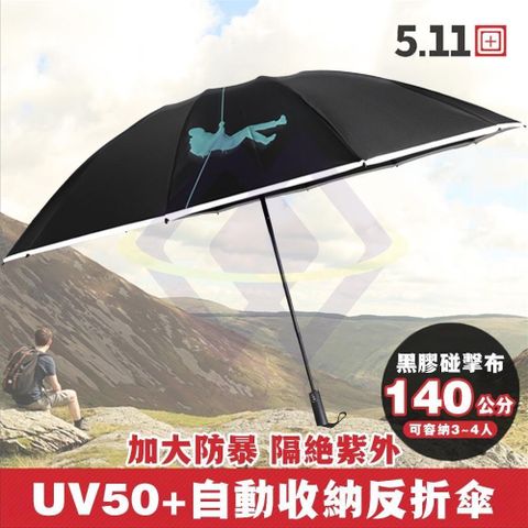 【南紡購物中心】  UV傘 自動傘 抗風級 10骨自動傘 晴雨傘 摺疊傘