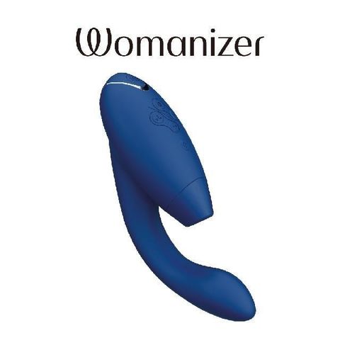 【南紡購物中心】 德國 Womanizer Duo2 震動吸吮愉悅器 | 藍莓