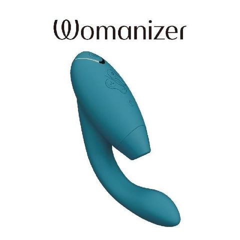 【南紡購物中心】 德國 Womanizer Duo2 震動吸吮愉悅器 | 深綠