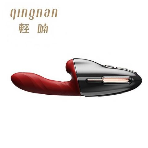 【南紡購物中心】 輕喃   qingnan #9伸縮旋轉加溫炮機套組 (黑紅)