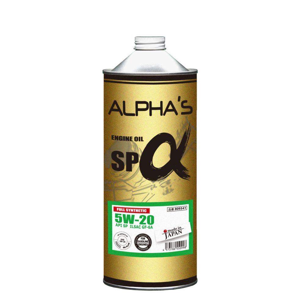  【ALPHA'S 阿α法】機油 5W20 SP 1L日本鐵罐  整箱20入(車麗屋)