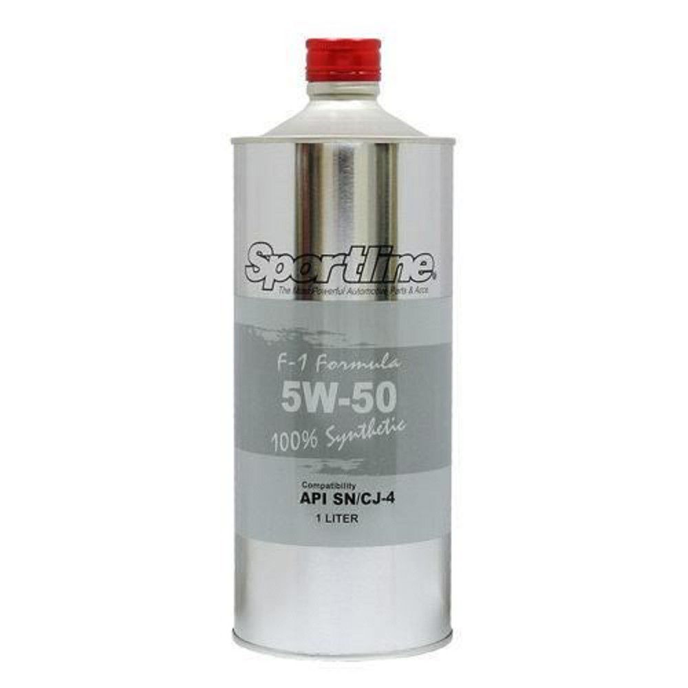 sportline 司博耐 【司博耐 SPORTLINE】機油 賽車級 5W50 銀 1L 整箱16入(車麗屋)