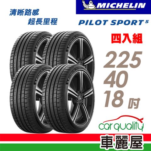 MICHELIN TYRES 2254018 225/40R18 225-40-18 PILOT SPORT 5 PS5