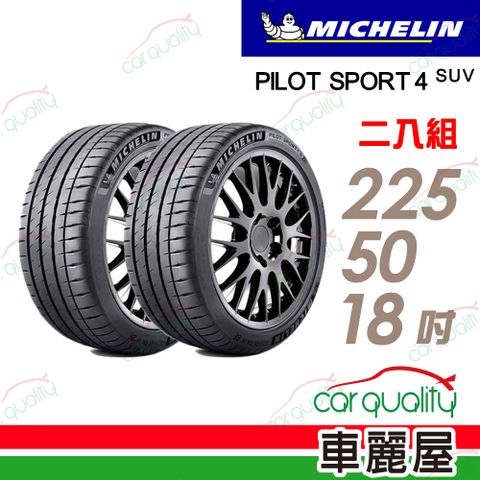 【Michelin 米其林】輪胎米其林PS4S-2255018吋_二入組(車麗屋)