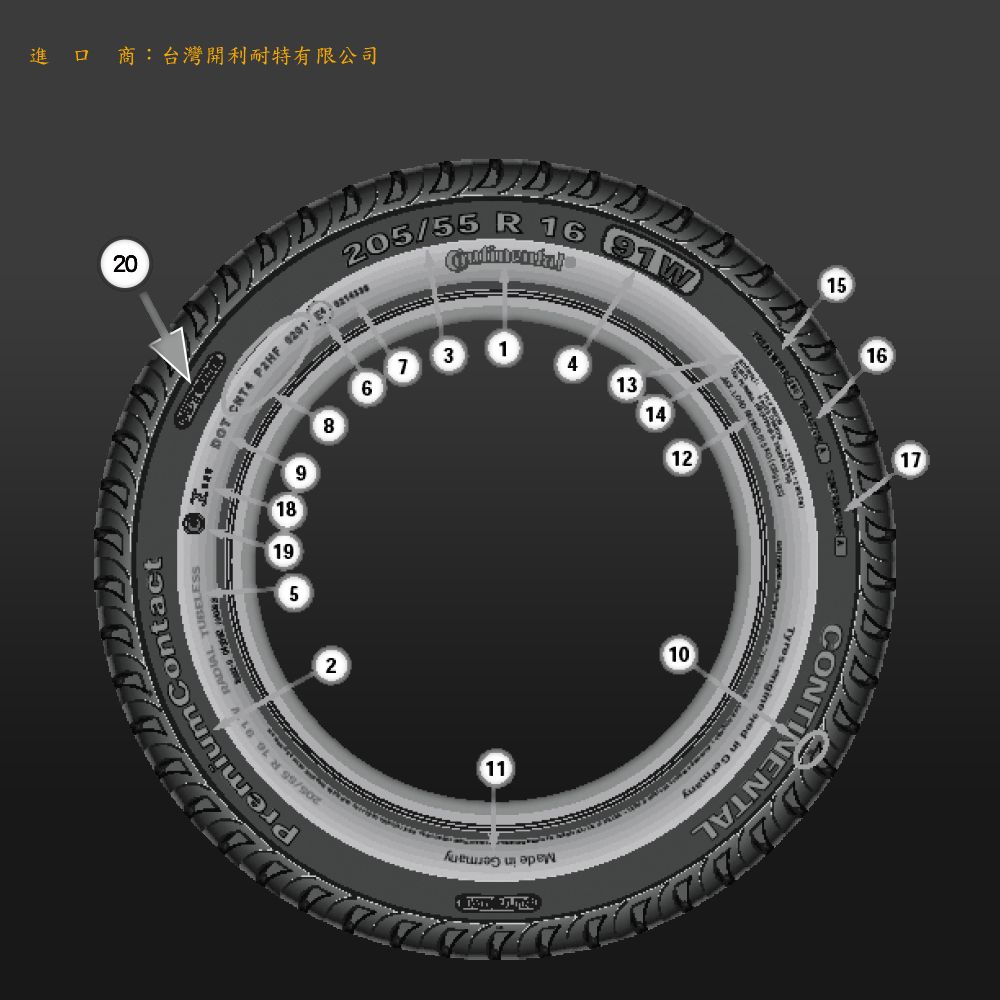 Continental 馬牌】ContiSportContact 3 SSR CSC3SSR 失壓續跑輪胎_四