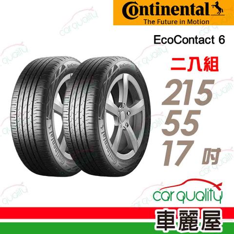 Continental 馬牌 輪胎 ECO6-215/55/17吋_二入組(車麗屋)