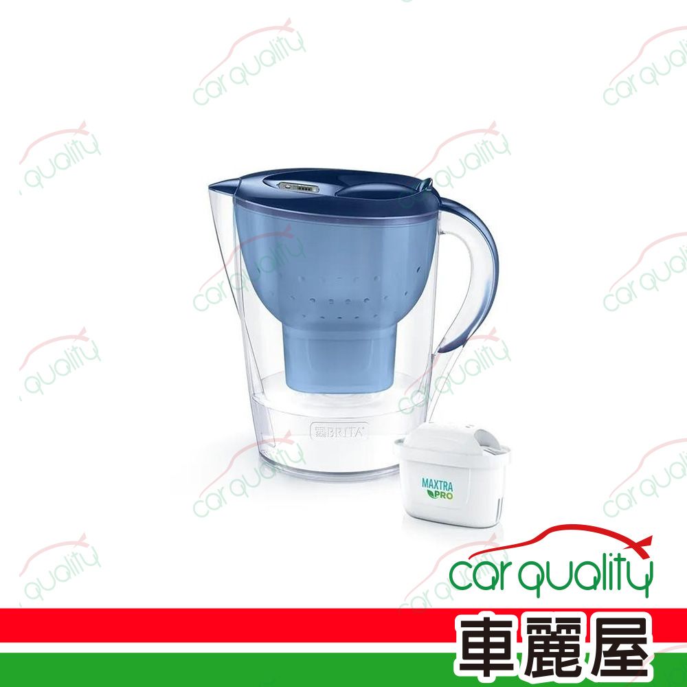  【BRITA Marella】濾水壺 BRITA Marella XL+PRO 藍色3.5L 1壺2芯(車麗屋)