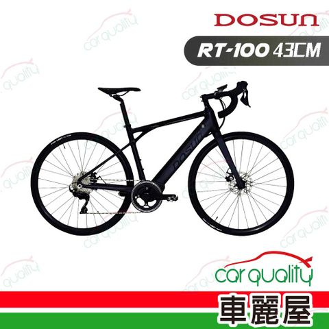 DOSUN電動車 【DOSUN】電動輔助自行車 RT100 43CM 油壓碟 黑(車麗屋)