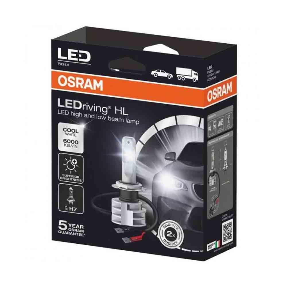  【Osram 歐司朗】LED頭燈OSRAM曦晶6000K H11.(車麗屋)