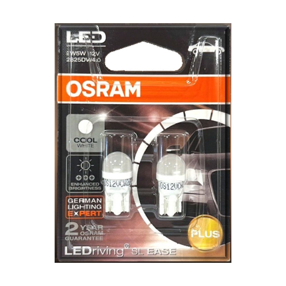 OSRAM 歐司朗 LED小燈 T10 6000K 2825DW4.0(車麗屋)