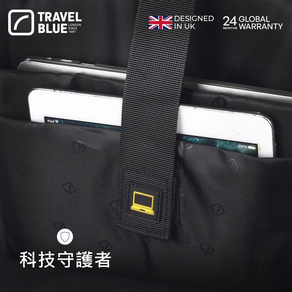 Travel Blue 藍旅 ELEGANCE 氣質款商務後背包_黑(車麗屋) 