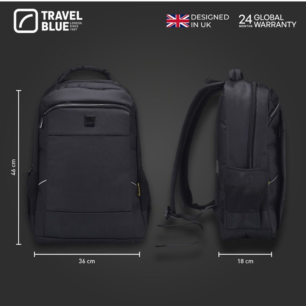 Travel Blue 藍旅 XPERT 專業款筆電後背包-灰 TB3051(車麗屋)