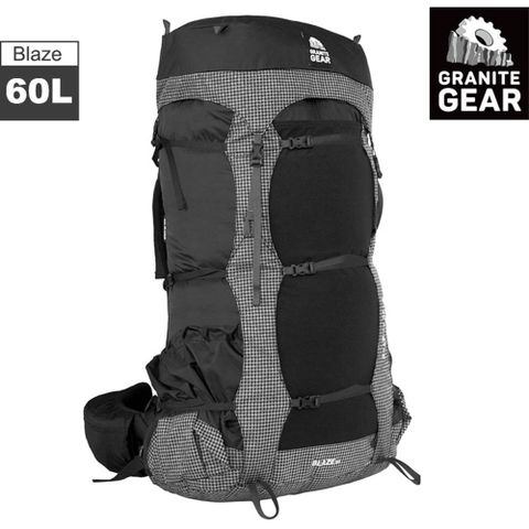 GRANITE GEAR Blaze 60 登山健行背包/黑/黑格