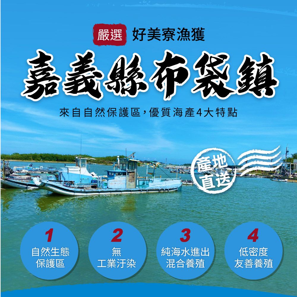  【好美農漁產】好美里產地直送澎湃海鮮組(純海水養殖白蝦整尾無刺虱目魚限量醬醃蛤嬤)(冷凍)