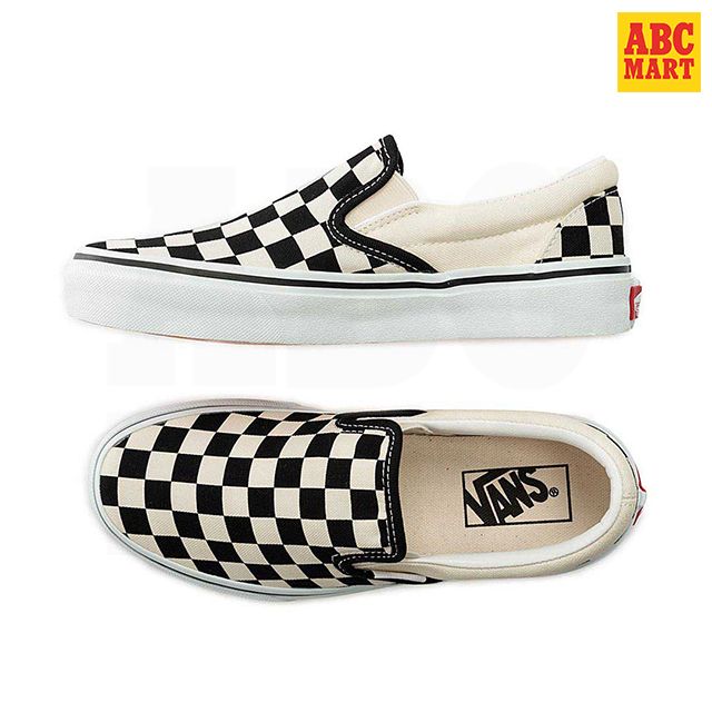 VANS  SLIP ON 黑白格 套式滑板鞋 V2C1108002【V98CLA BKWTCK】