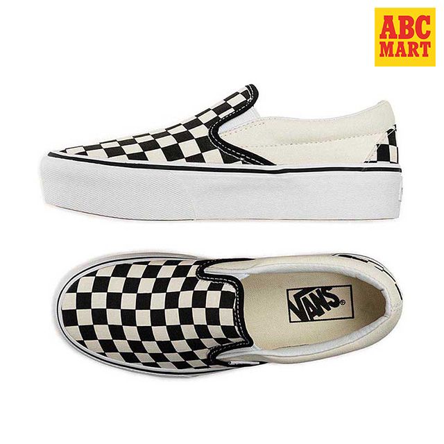 VANS  UA CLASSIC SLIP-ON PLATFORM 棋盤格 滑板鞋 V1C0108780