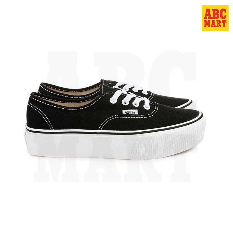 VANS  UA AUTHENTIC PLATFORM 2.0 延續款 黑色滑板鞋 V1C0101770