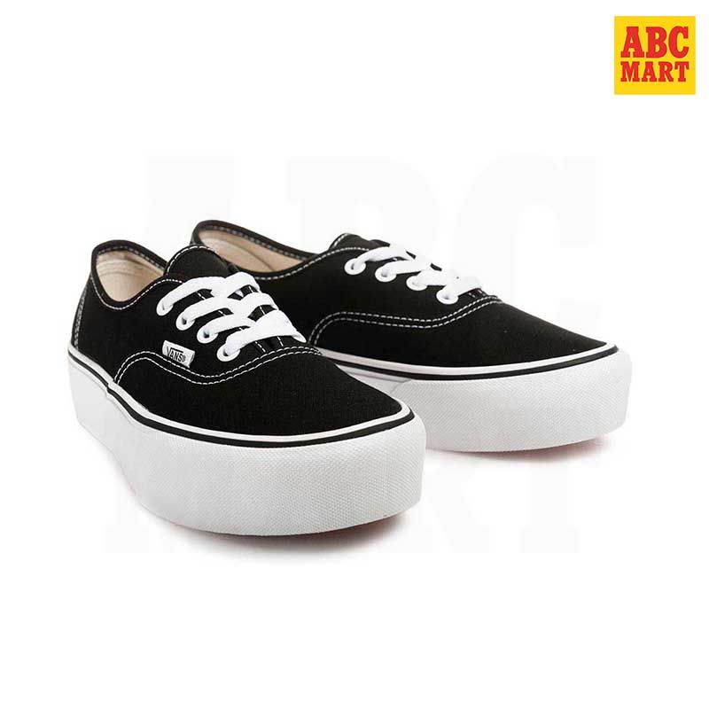 VANS  UA AUTHENTIC PLATFORM 2.0 延續款 黑色滑板鞋 V1C0101770