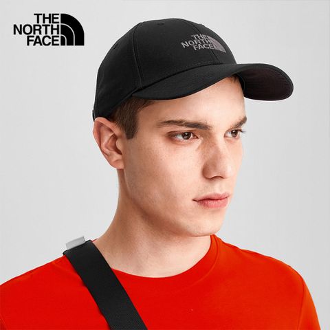 The North Face 北面 男女款黑色休閒運動帽 4VSVJK3