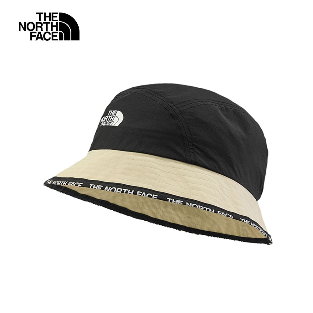 The North Face 北面 男女款卡其撞色防風防潑水漁夫帽7WHA3X4