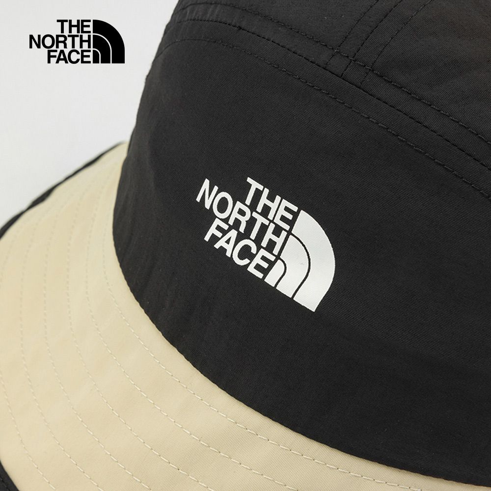 The North Face 北面 男女款卡其撞色防風防潑水漁夫帽7WHA3X4