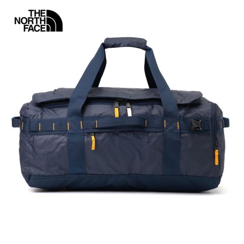 The North Face北面男女款藍色防潑水背提兩用旅行袋｜52S3H7I