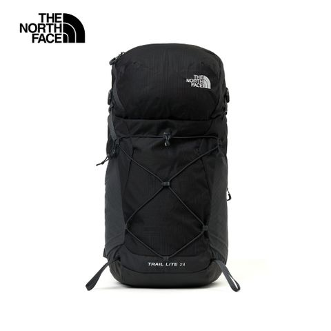 The North Face 北面 男女款黑色防潑水大容量多功能後背包87C8KT0