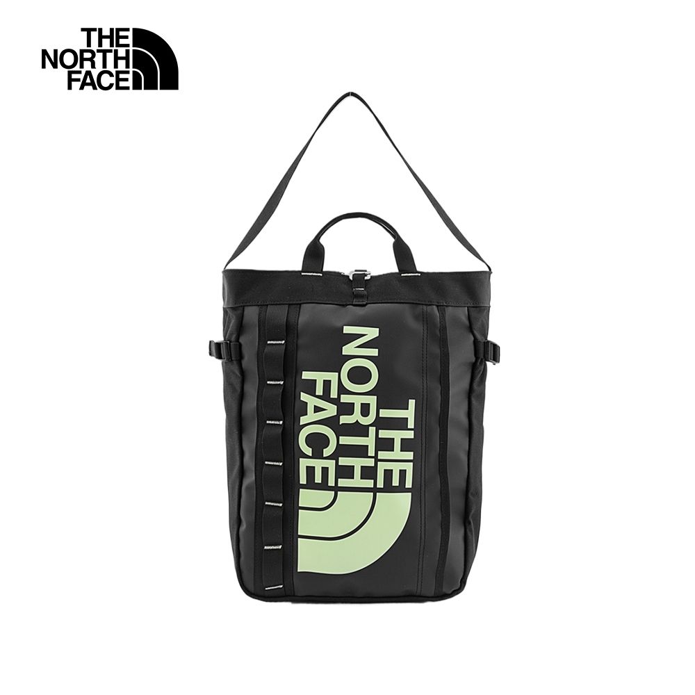 The North Face 北面 男女款黑色品牌LOGO大容量後背包3KX2YOT