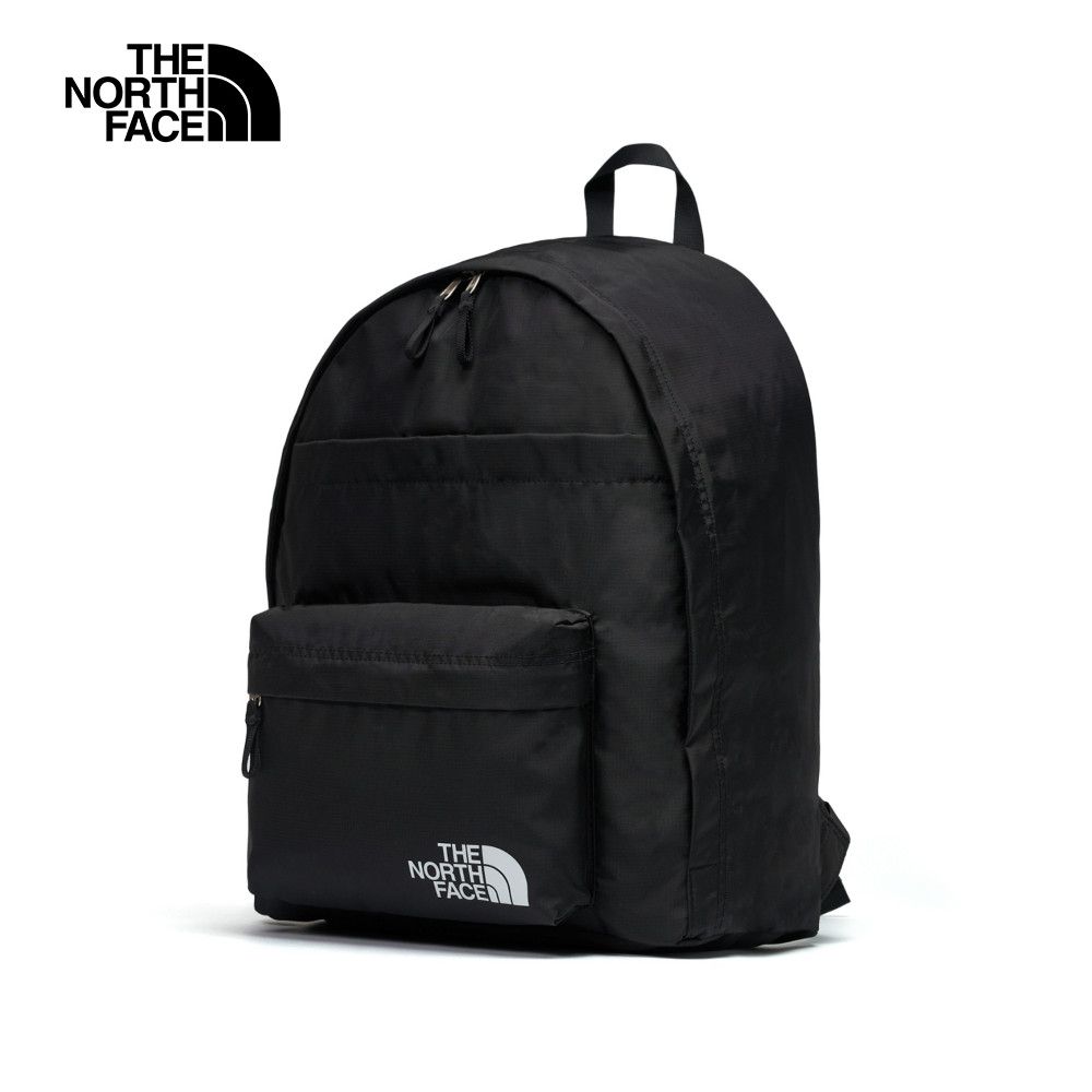 The North Face 北面 男女款黑色調節背帶休閒後背包8AMM4HF