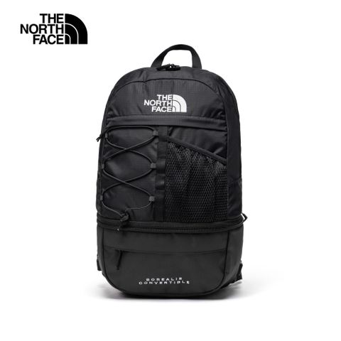 The North Face 北面 男女款黑色舒適背負大容量兩用設計後背包88TKKX7