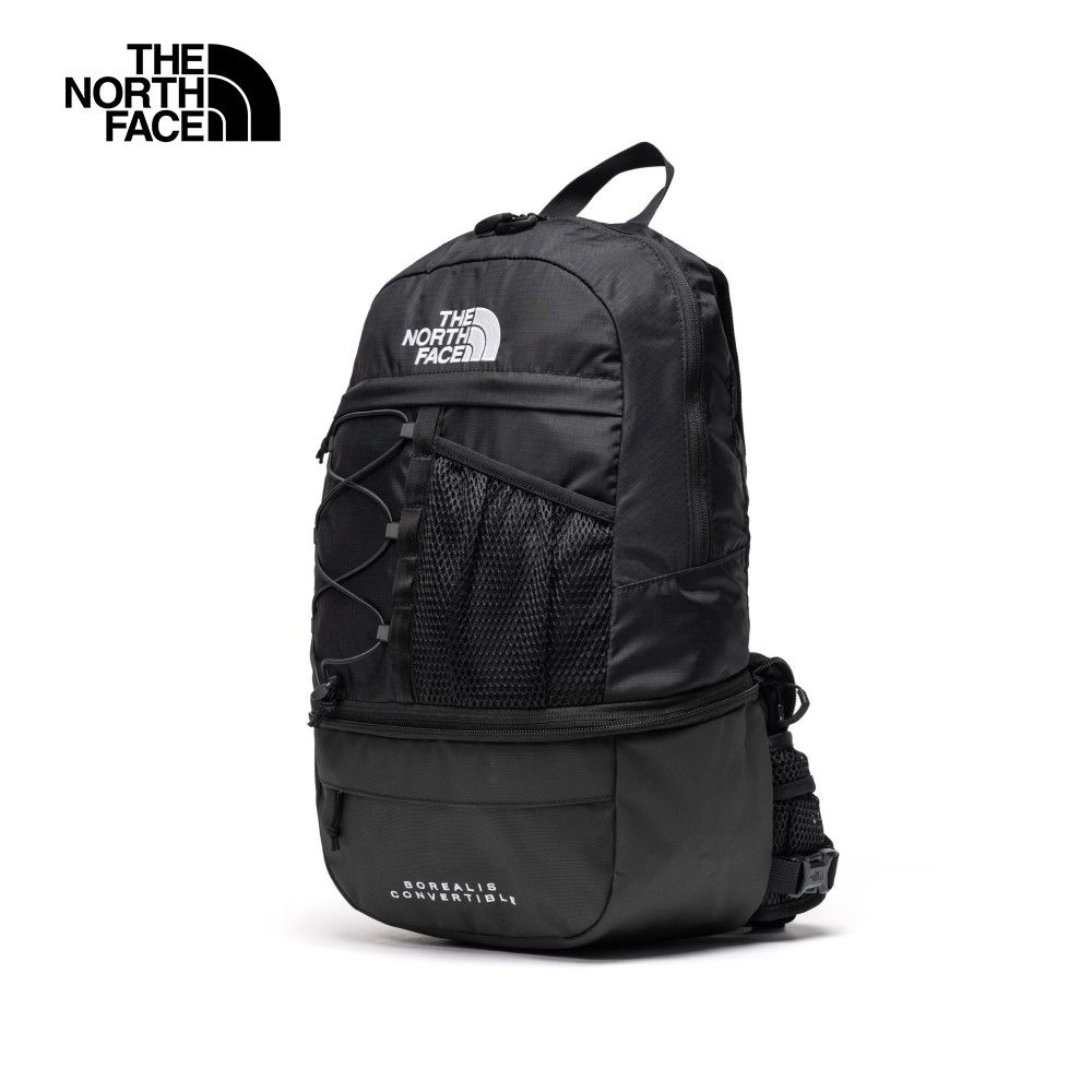 The North Face 北面 男女款黑色舒適背負大容量兩用設計後背包88TKKX7