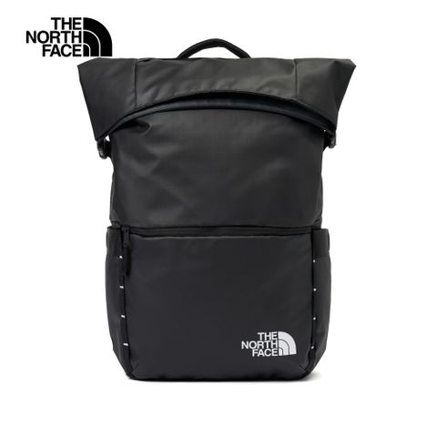 The North Face 北面 男女款黑色防潑水耐用大容量休閒後背包|81DO53R