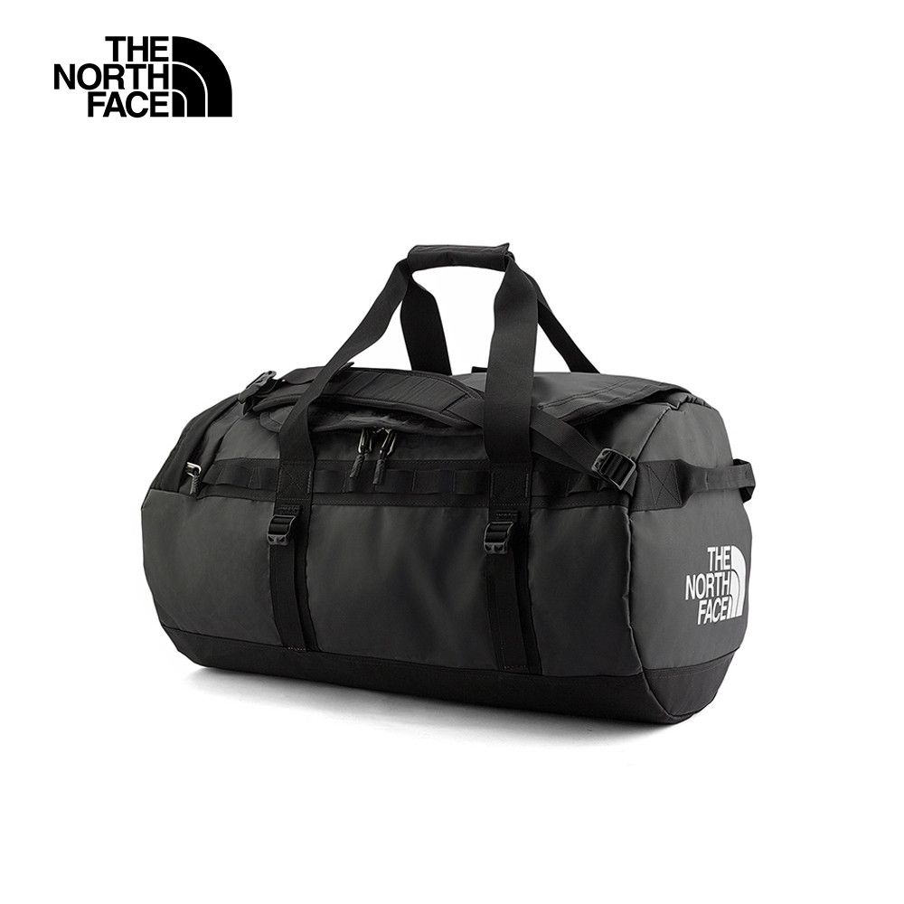 The North Face 北面 男女款黑色背提兩用可收納旅行包|52SA53R
