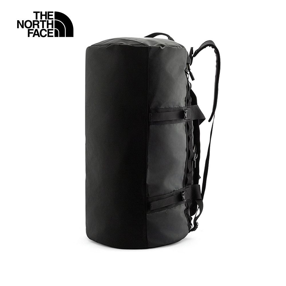 The North Face 北面 男女款黑色背提兩用可收納旅行包|52SA53R