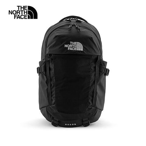 The North Face 北面 男女款黑色便捷收納休閒後背包|52SH4HF