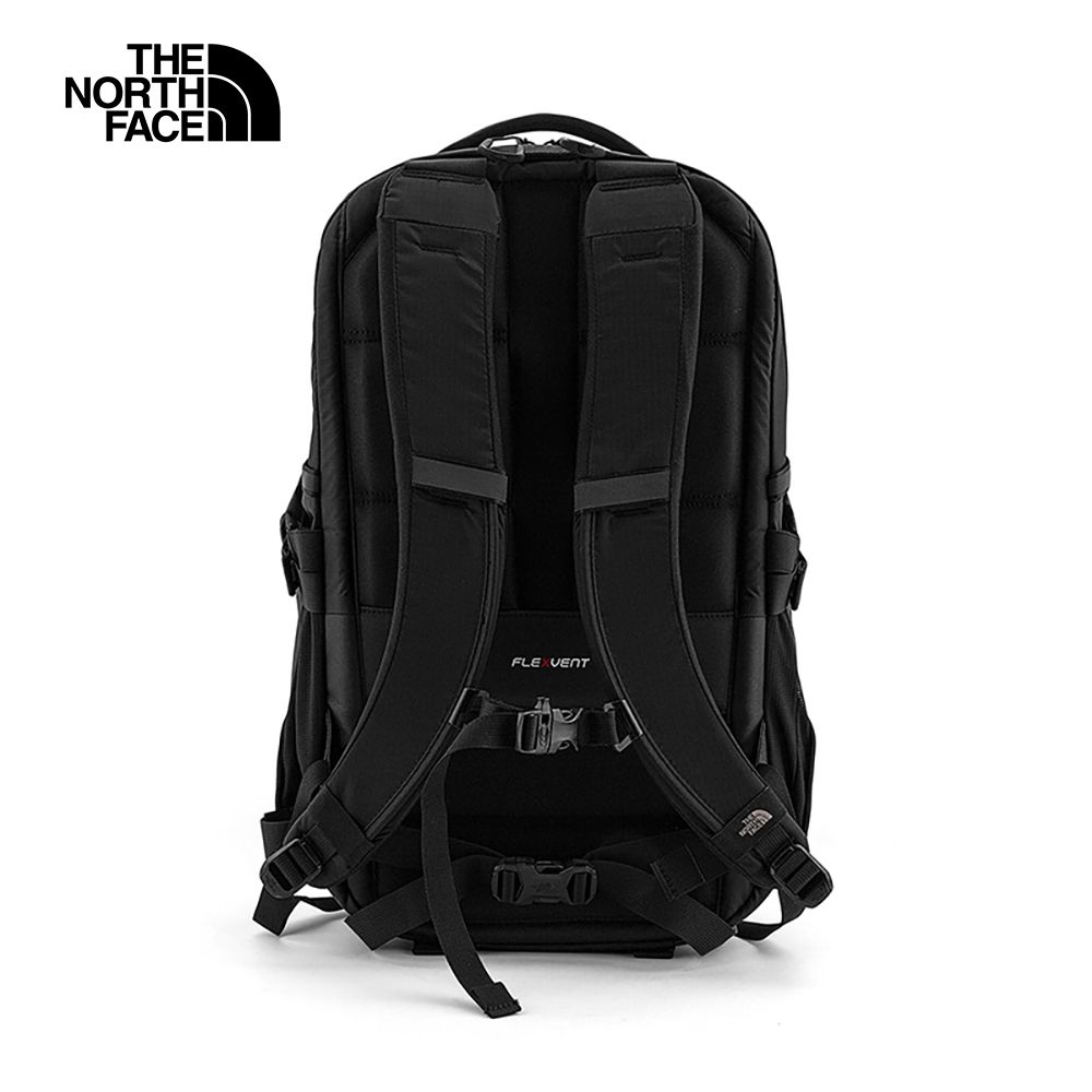 The North Face 北面 男女款黑色便捷收納休閒後背包|52SH4HF