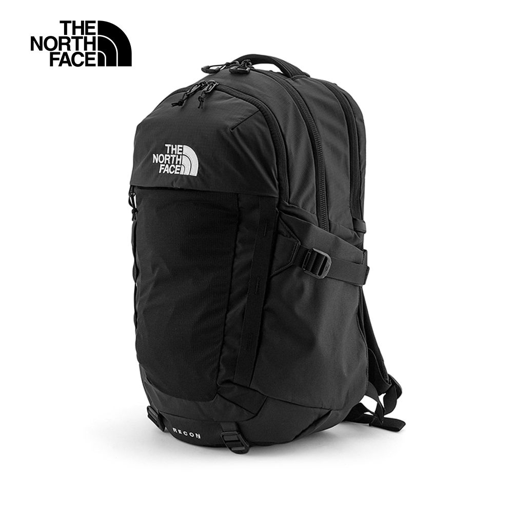 The North Face 北面 男女款黑色便捷收納休閒後背包|52SH4HF