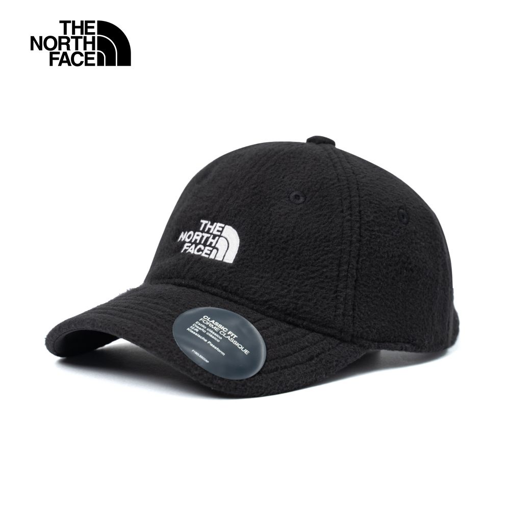 The North Face 北面 男女款黑色簡約刺繡品牌LOGO運動帽｜8886KX7