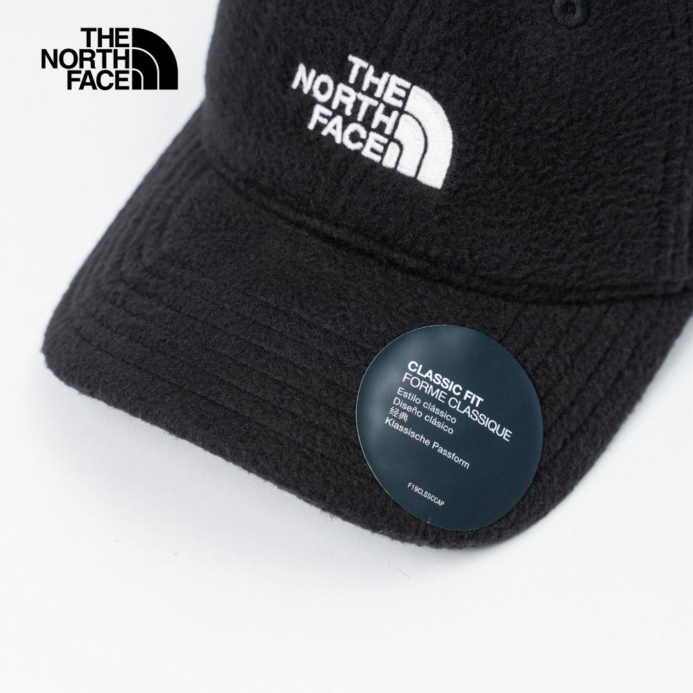 The North Face 北面 男女款黑色簡約刺繡品牌LOGO運動帽｜8886KX7